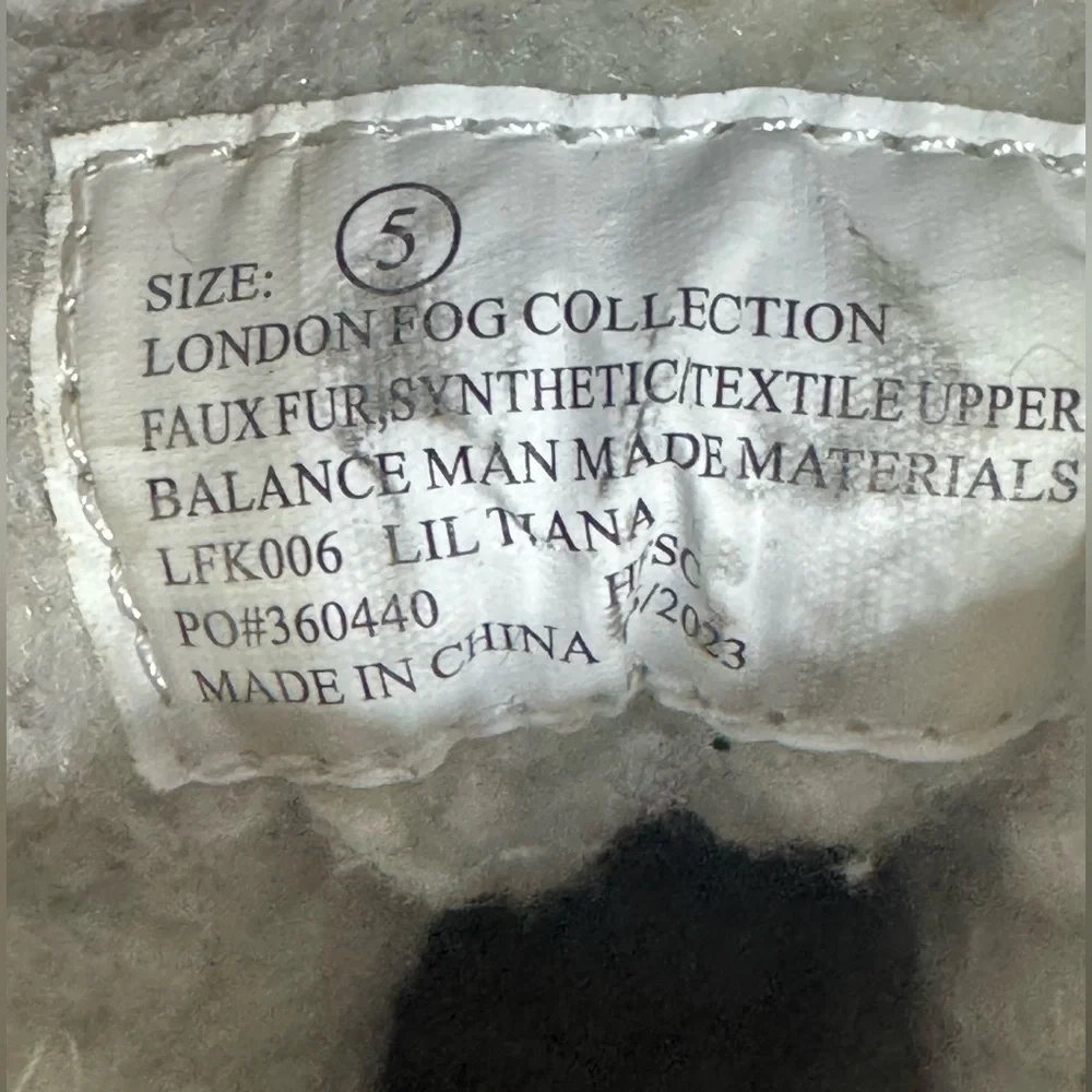 London Fog Baby Girls Tiana Cold Weather Lace Up Boots size 5 - Picture 9 of 11